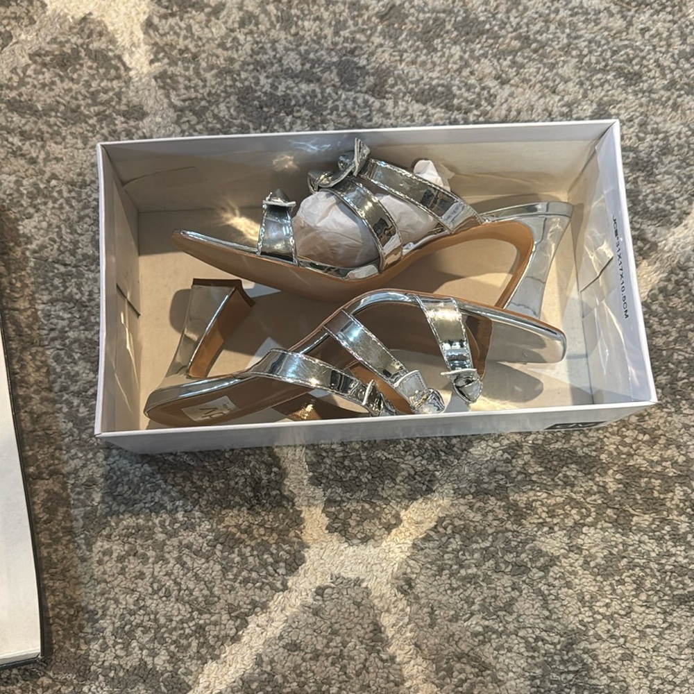 Dolce vita silver heels